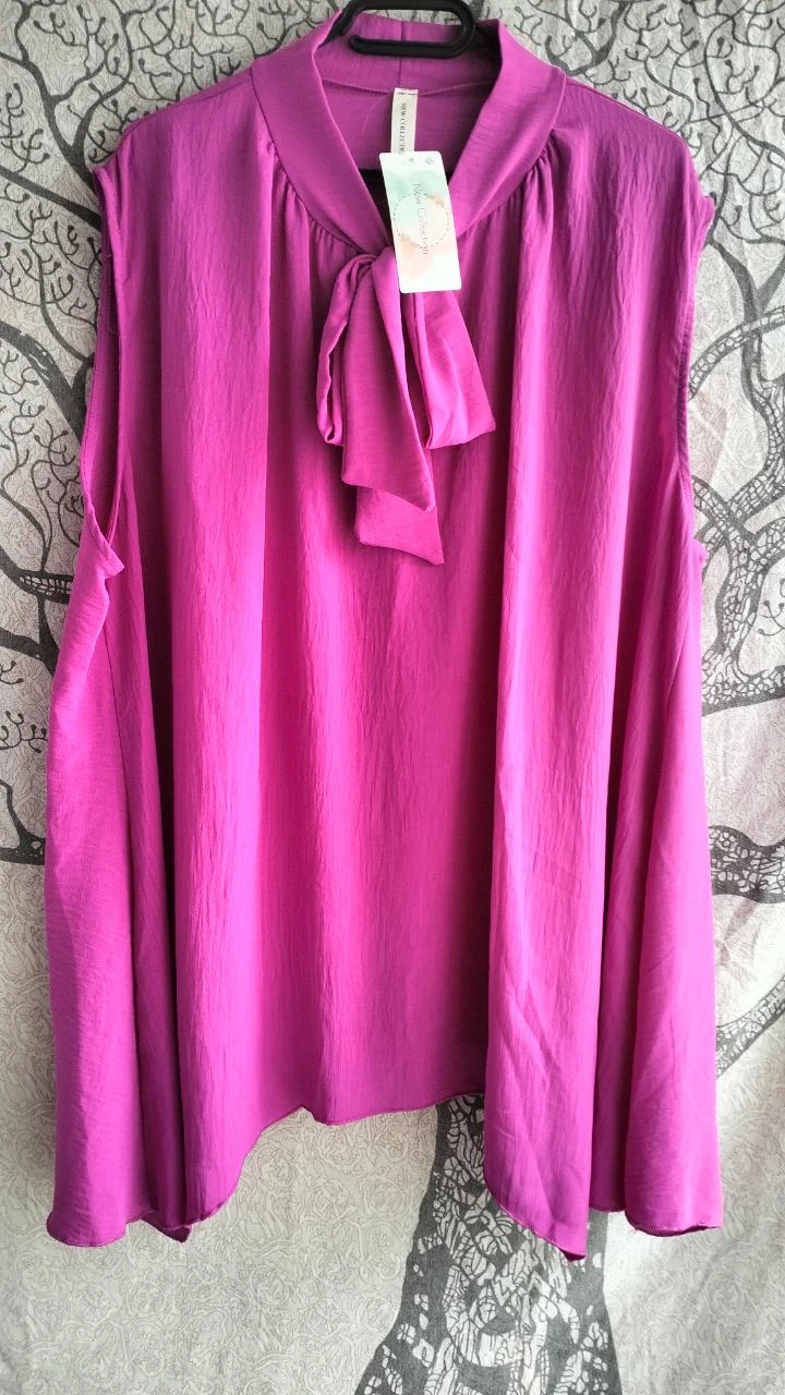 burgundy color blouse – photo 2